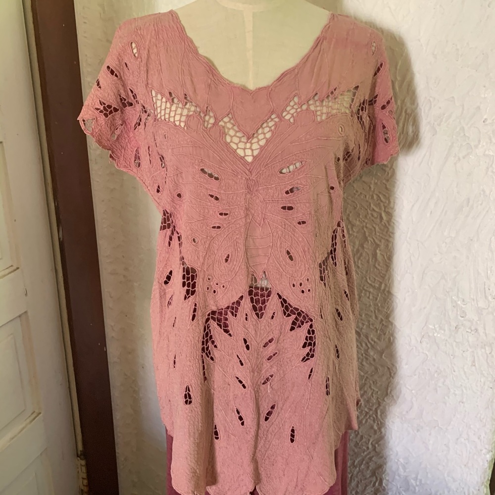 Indah Handmade Boho Bali Lace Tunic